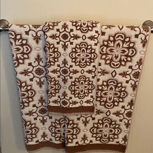 Bella Lux Reversible 3 Piece Towel Set